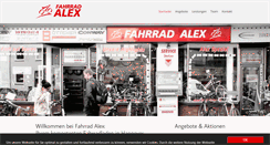 Desktop Screenshot of fahrrad-alex.de
